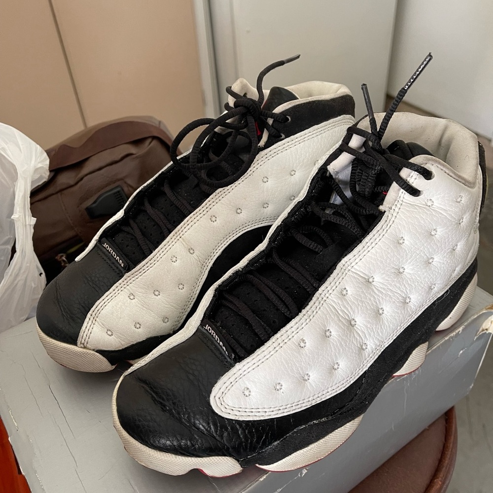 NIKE AIR JORDAN 13 OG WHITE/BLACK/TRUE-RED SIZE 8 MENS